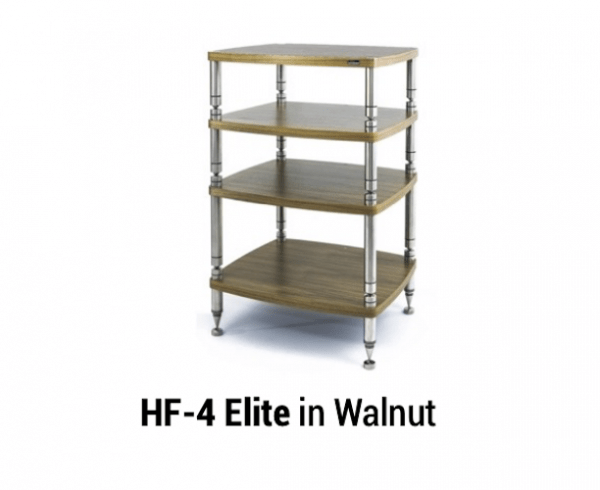 SolidSteel Hyperspike HF Elite rack 4-shelf walnut, SolidSteel Hyperspike racks, Solidsteel Vancouver