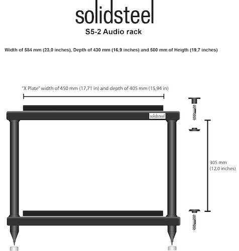 SolidSteel S5-2 diagram, SolidSteel S5 racks, Solidsteel Vancouver