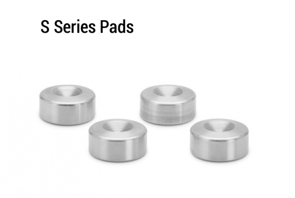 SolidSteel S Series pads, Solidsteel S Series, SolidSteel spike plates, Solidsteel audio racks vancouver