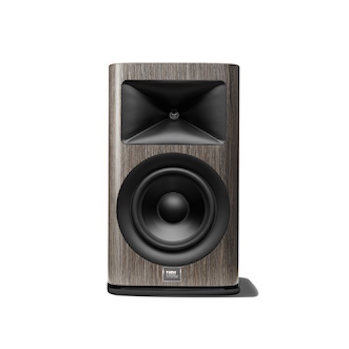 JBL HDI 1600 bookshelf speaker grey oak front single, JBL HDI series speakers, JBL Synthesis speakers vancouver, high-end audio vancouver, high-performance home theatre vancouver