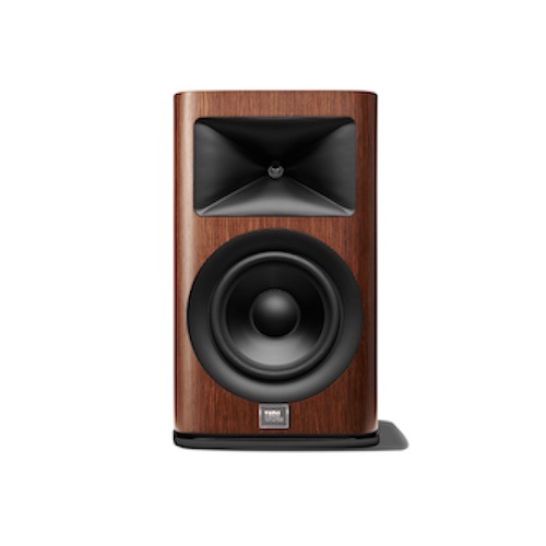 JBL HDI 1600 bookshelf speaker walnut front single, JBL HDI series speakers, JBL Synthesis speakers vancouver, high-end audio vancouver, high-performance home theatre vancouver