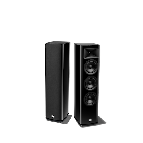 JBL HDI-3600 floorstanding loudspeaker black pair, JBL HDI series speakers, JBL synthesis speakers vancouver, high-end audio vancouver, luxury home theatre vancouver