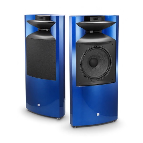 JBL K2 S9900 floorstanding loudspeaker blue pair, JBL K2 Series speakers, JBL synthesis speakers vancouver, high-end audio vancouver, luxury home theatre vancouver