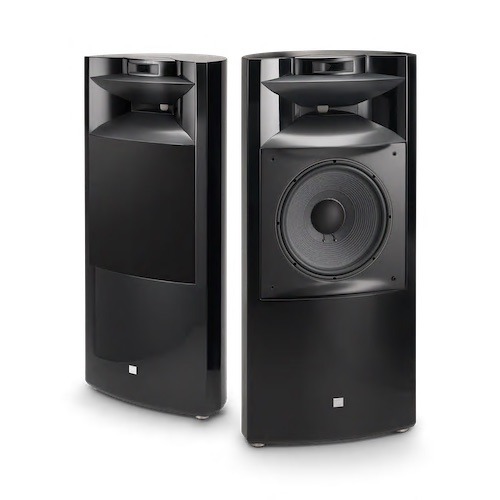 JBL K2 S9900 floorstanding loudspeaker black pair, JBL K2 Series speakers, JBL synthesis speakers vancouver, high-end audio vancouver, luxury home theatre vancouver