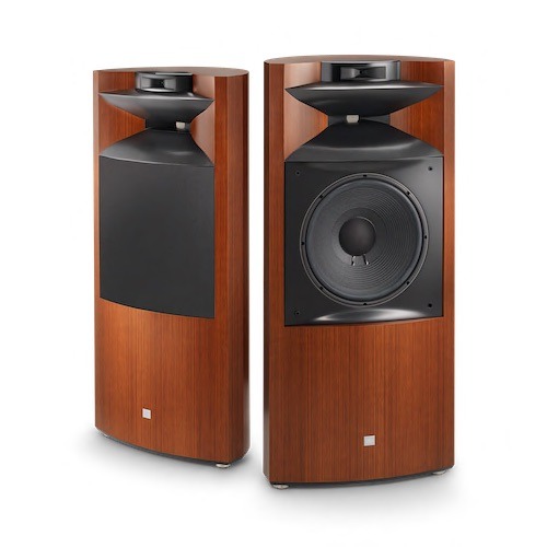JBL K2 S9900 floorstanding loudspeaker wood grain pair, JBL K2 Series speakers, JBL synthesis speakers vancouver, high-end audio vancouver, luxury home theatre vancouver