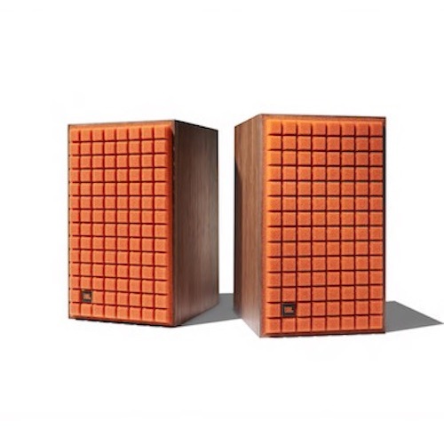 JBL L82 Classic bookshelf loudspeaker orange pair, JBL Classic series speakers, JBL synthesis speakers vancouver, high-end audio vancouver