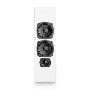 M&K M Series M70 on wall speaker, white, M&K M70 speakers, M&K Sound Vancouver, home theatre Vancouver, high-end audio Vancouver